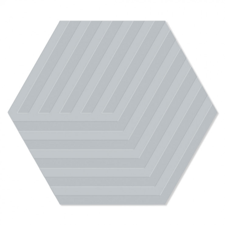 Hexagon Klinker Cube Filago Ljusgrå Matt 14x16 cm-0